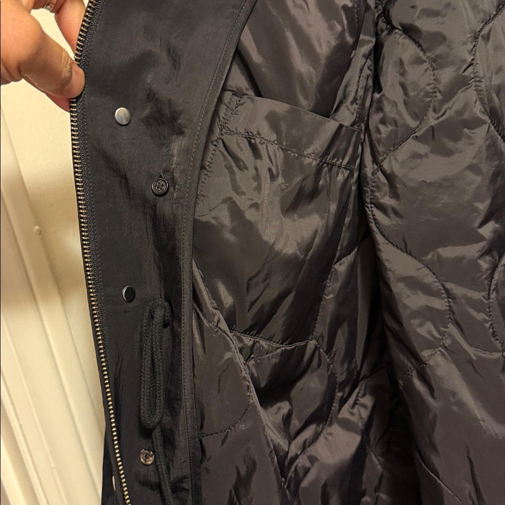 Saturdays New York City Black Trench Rain Coat - Picture 11 of 14
